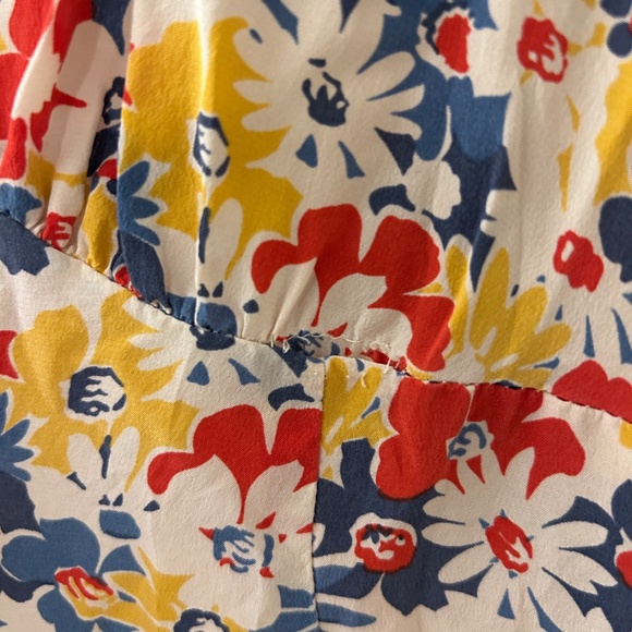 Floral silk tea dress - Picture 4 of 8